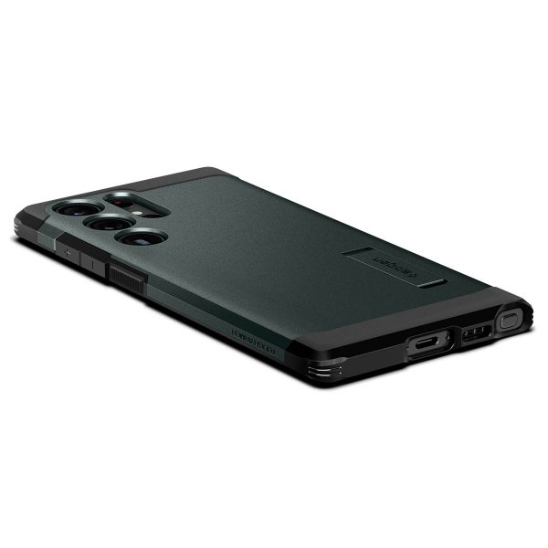Spigen Samsung Galaxy S23 Ultra Cover Tough Armor Abyss Green