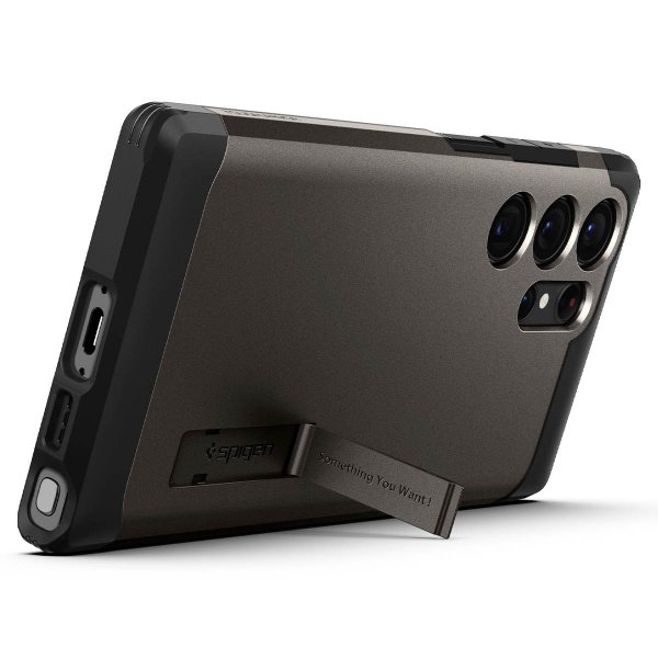 Spigen Samsung Galaxy S23 Ultra Cover Tough Armor Gunmetal