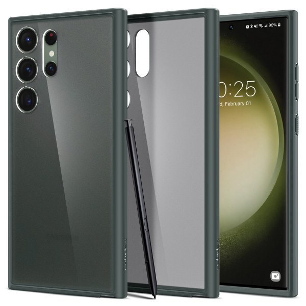 Spigen Samsung Galaxy S23 Ultra Cover Ultra Hybrid Frost Green