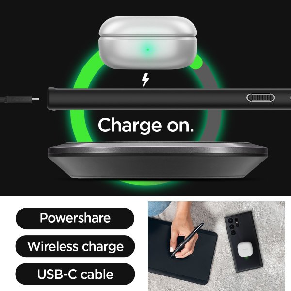 Spigen Samsung Galaxy S23 Ultra Cover Ultra Hybrid Mat Frost Sort