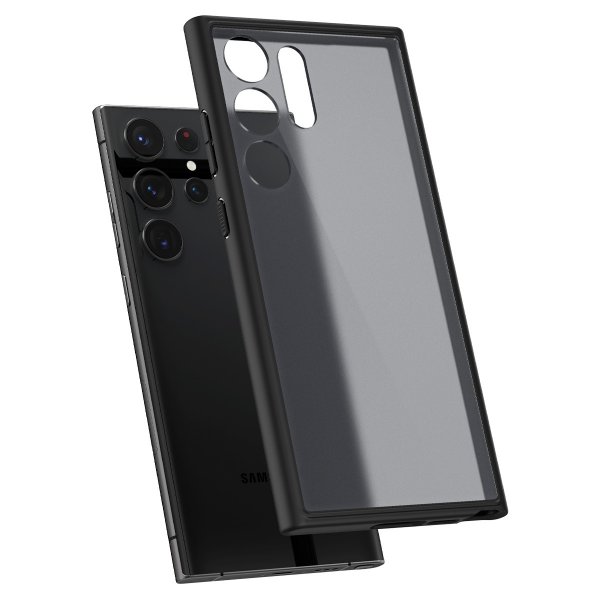 Spigen Samsung Galaxy S23 Ultra Cover Ultra Hybrid Mat Frost Sort