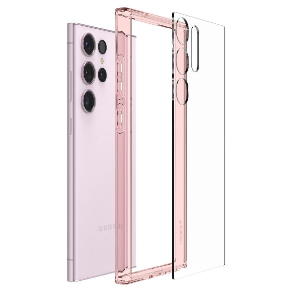Spigen Samsung Galaxy S23 Ultra Cover Ultra Hybrid Rose Crystal