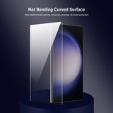 Enkay Samsung Galaxy S23 Ultra Skærmbeskytter med Monteringsramme Easy Install