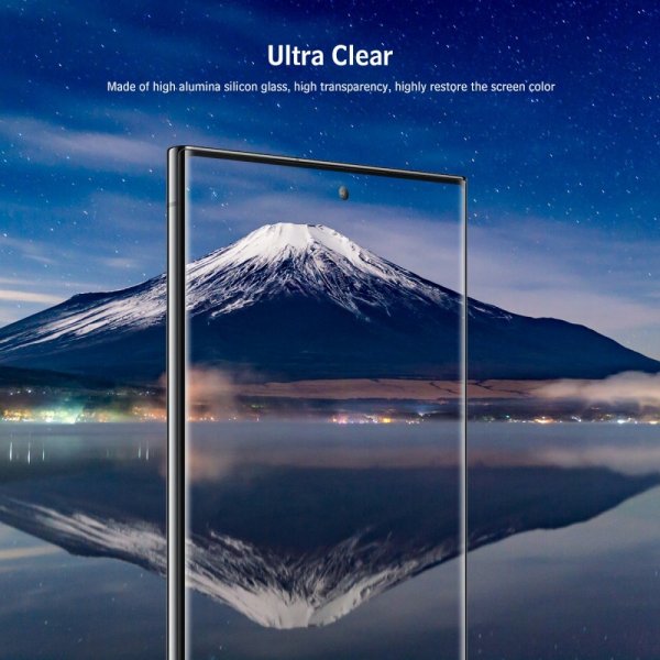 Enkay Samsung Galaxy S23 Ultra Skærmbeskytter med Monteringsramme Easy Install