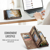 CaseMe Samsung Galaxy S24 FE Etui 008 Series Aftageligt Cover Brun