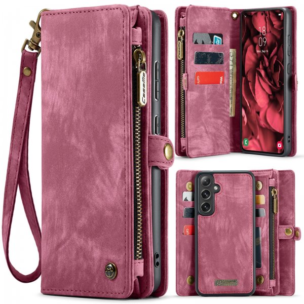 CaseMe Samsung Galaxy S24 FE Etui 008 Series Aftageligt Cover Rød