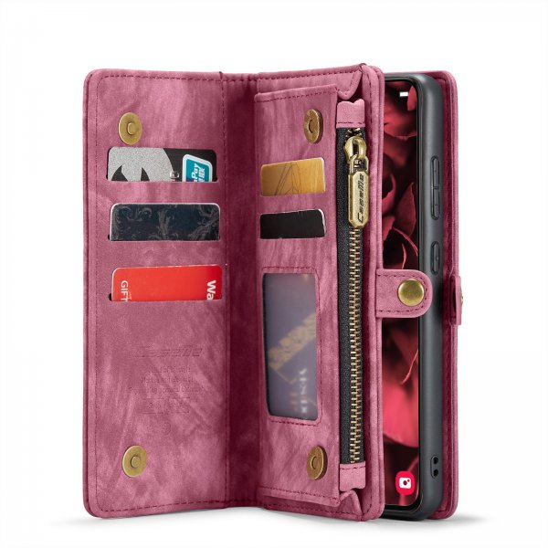 CaseMe Samsung Galaxy S24 FE Etui 008 Series Aftageligt Cover Rød
