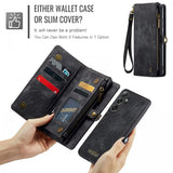 CaseMe Samsung Galaxy S24 FE Etui 008 Series Aftageligt Cover Sort