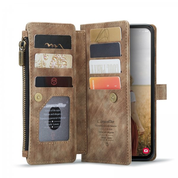 CaseMe Samsung Galaxy S24 FE Etui C30-serie Brun