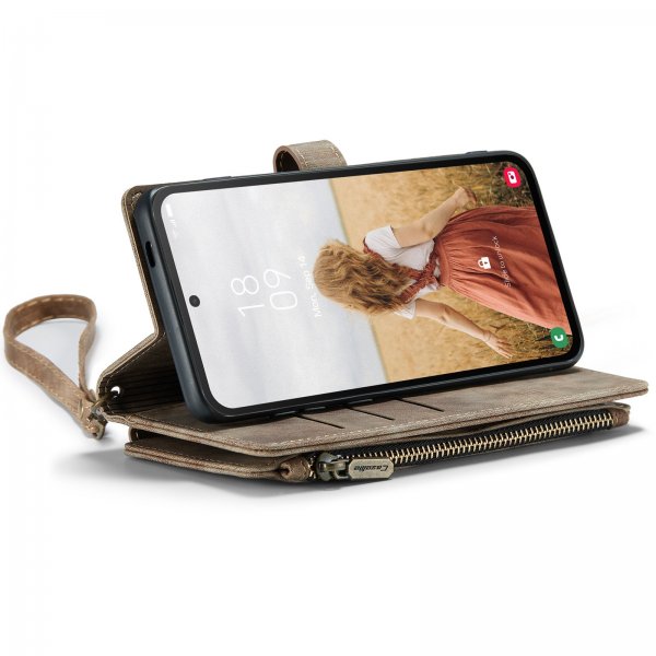 CaseMe Samsung Galaxy S24 FE Etui C30-serie Brun
