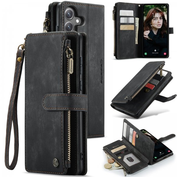 CaseMe Samsung Galaxy S24 FE Etui C30 Serie Sort
