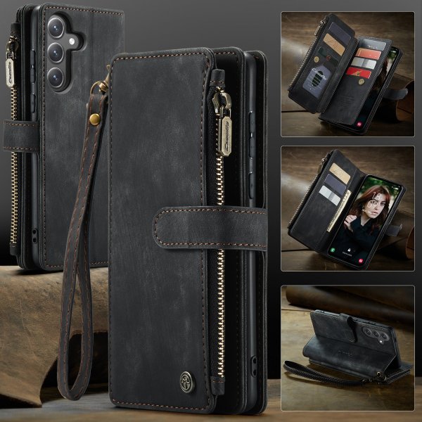 CaseMe Samsung Galaxy S24 FE Etui C30 Serie Sort