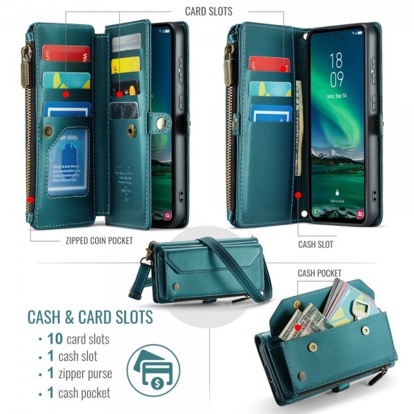 CaseMe Samsung Galaxy S24 FE Etui C36 Series Grøn