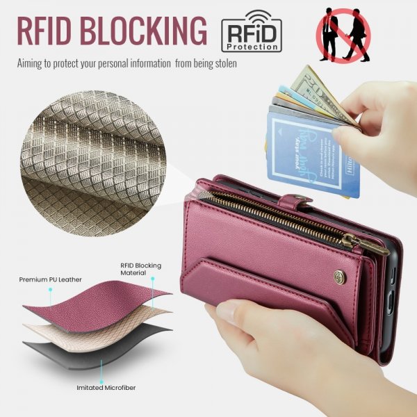 CaseMe Samsung Galaxy S24 FE Etui C36 Series Rød