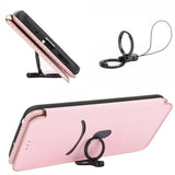 Samsung Galaxy S24 FE Etui Kulfibertekstur Rosaguld