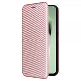 Samsung Galaxy S24 FE Etui Kulfibertekstur Rosaguld