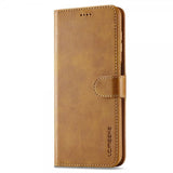 Lc.Imeeke Samsung Galaxy S24 FE Etui med Kortlomme Standfunktion Lysebrun
