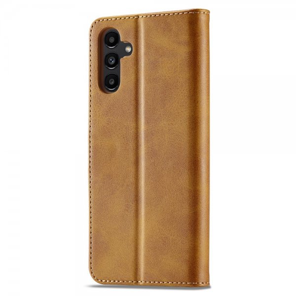 Lc.Imeeke Samsung Galaxy S24 FE Etui med Kortlomme Standfunktion Lysebrun