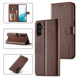 Lc.Imeeke Samsung Galaxy S24 FE Etui med Kortlomme Standerfunktion Mørkebrun