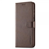 Lc.Imeeke Samsung Galaxy S24 FE Etui med Kortlomme Standerfunktion Mørkebrun