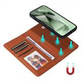 Betopnice Samsung Galaxy S24 FE Etui med Aftageligt Cover 005 Brun