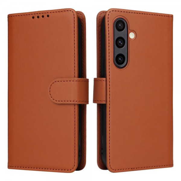 Betopnice Samsung Galaxy S24 FE Etui med Aftageligt Cover 005 Brun