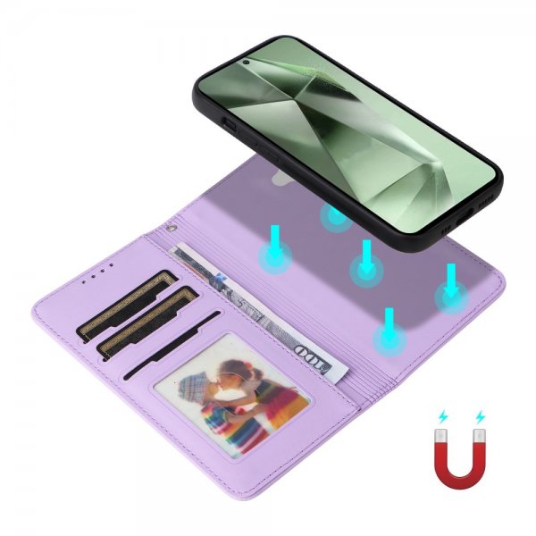 Betopnice Samsung Galaxy S24 FE Etui med Aftageligt Cover 005 Lilla