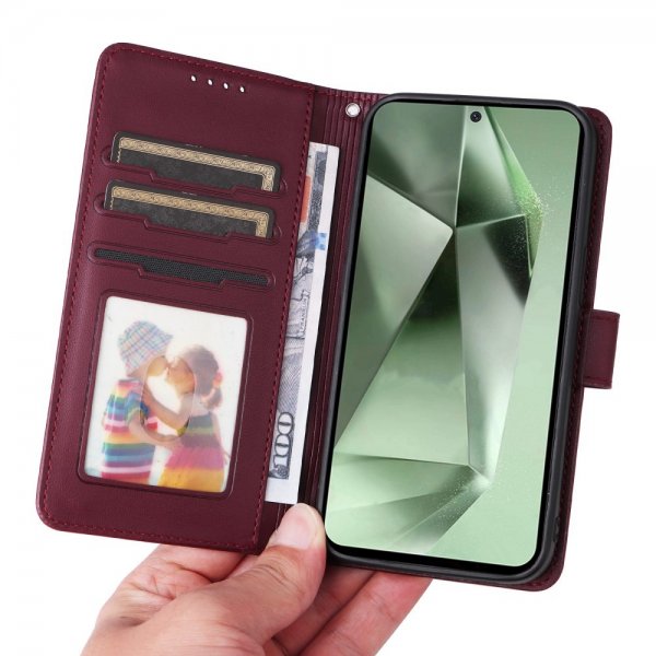 Betopnice Samsung Galaxy S24 FE Etui med Aftageligt Cover 005 Rød