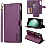 Lc.Imeeke Samsung Galaxy S24 FE Etui med Aftageligt Cover L2 Series MagSafe Lilla