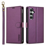 Lc.Imeeke Samsung Galaxy S24 FE Etui med Aftageligt Cover L2 Series MagSafe Lilla