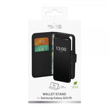 Puro Samsung Galaxy S24 FE Etui Wallet Stand Sort