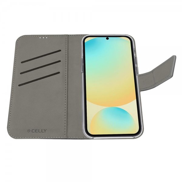 Celly Samsung Galaxy S24 FE Etui Wally Pung Etui Sort