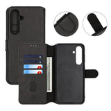 Rvelon Samsung Galaxy S24 FE Etui Magnetisk Aftageligt Cover Sort