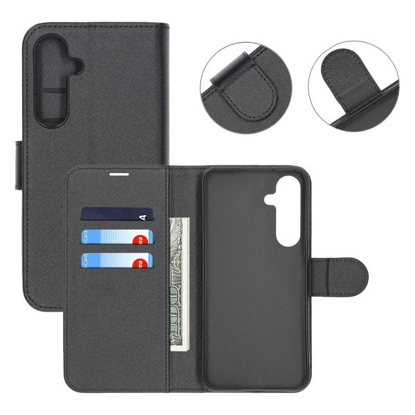 Samsung Galaxy S24 FE Etui med Stander Sort