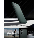 Spigen Samsung Galaxy S24 FE Cover Liquid Air Abyss Green