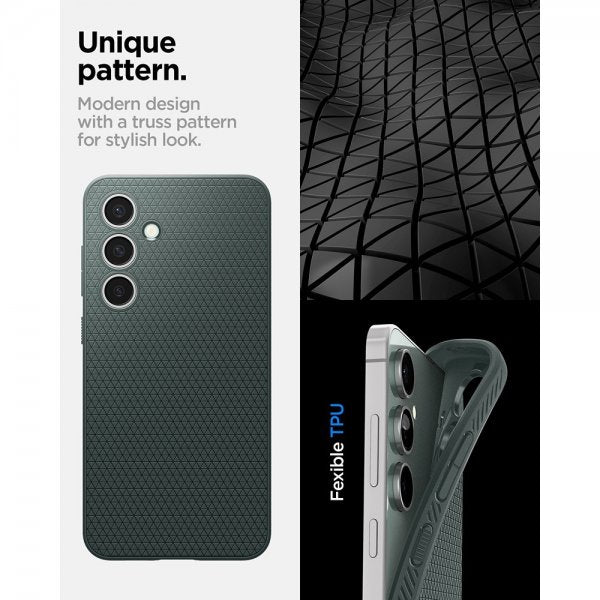 Spigen Samsung Galaxy S24 FE Cover Liquid Air Abyss Green