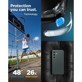 Spigen Samsung Galaxy S24 FE Cover Liquid Air Abyss Green