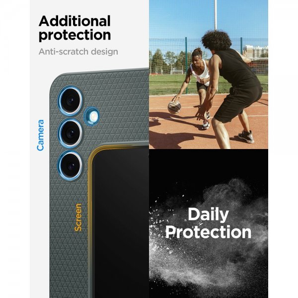 Spigen Samsung Galaxy S24 FE Cover Liquid Air Abyss Green