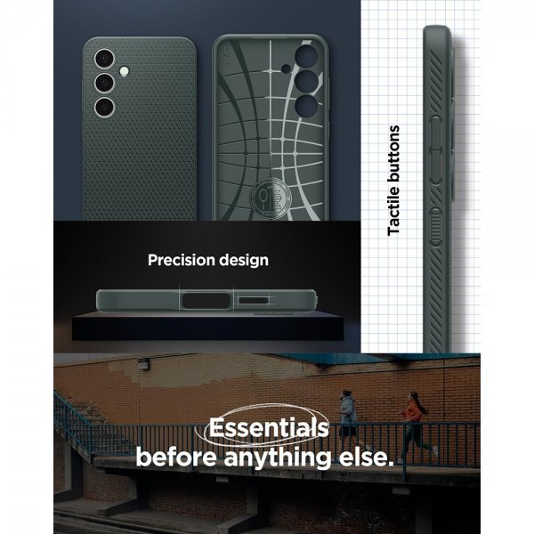 Spigen Samsung Galaxy S24 FE Cover Liquid Air Abyss Green