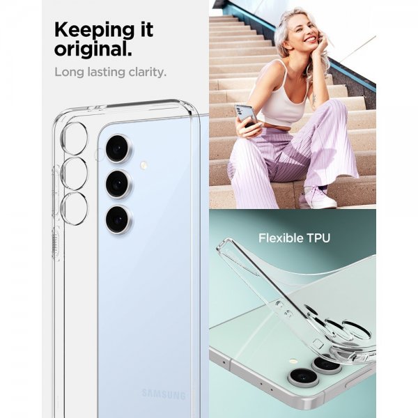 Spigen Samsung Galaxy S24 FE Cover Liquid Crystal Crystal Clear