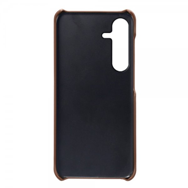 Samsung Galaxy S24 FE Etui med to Kortrum Brun