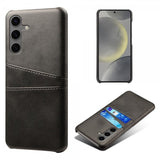Samsung Galaxy S24 FE Etui med to Kortlommer Sort