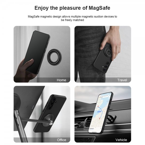 Nillkin Samsung Galaxy S24 FE Cover Super Frosted Shield Pro MagSafe Grøn