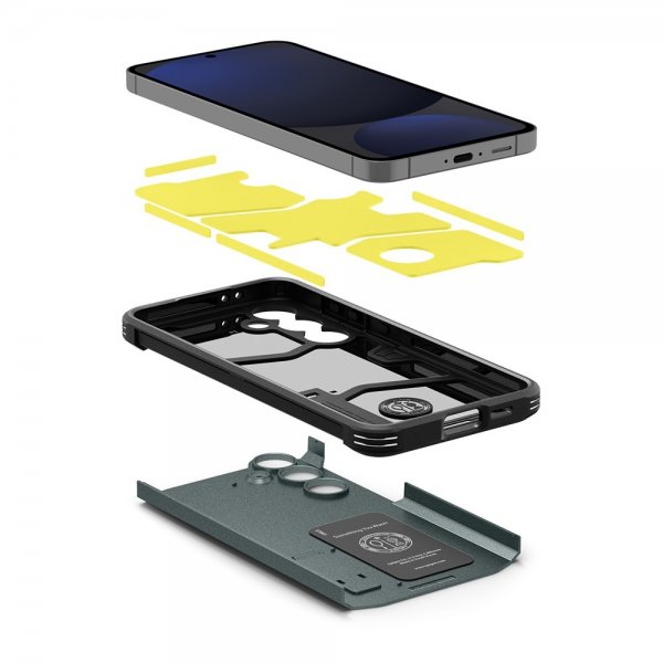 Spigen Samsung Galaxy S24 FE Cover Tough Armor Abyss Green