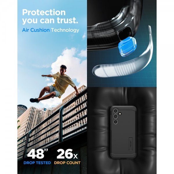 Spigen Samsung Galaxy S24 FE Cover Tough Armor Sort