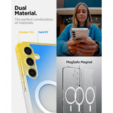 Spigen Samsung Galaxy S24 FE Cover Ultra Hybrid MagFit Hvid