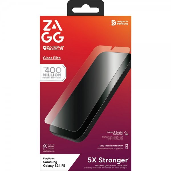 ZAGG InvisibleShield Samsung Galaxy S24 FE Skærmbeskytter Glass Elite