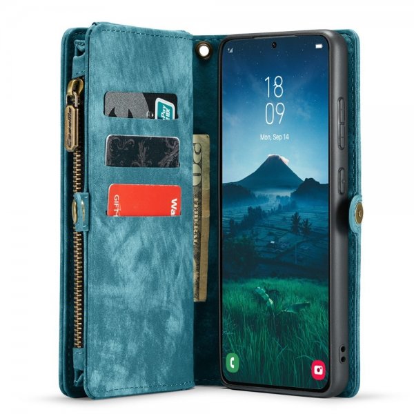 CaseMe Samsung Galaxy S24 Etui 008 Series Aftageligt Cover Blå