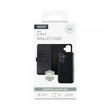 Xqisit Samsung Galaxy S24 Cover 2-i-1 Wallet Case Sort