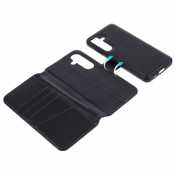 Nordic Covers Samsung Galaxy S24 Etui MagLeather Raven Black